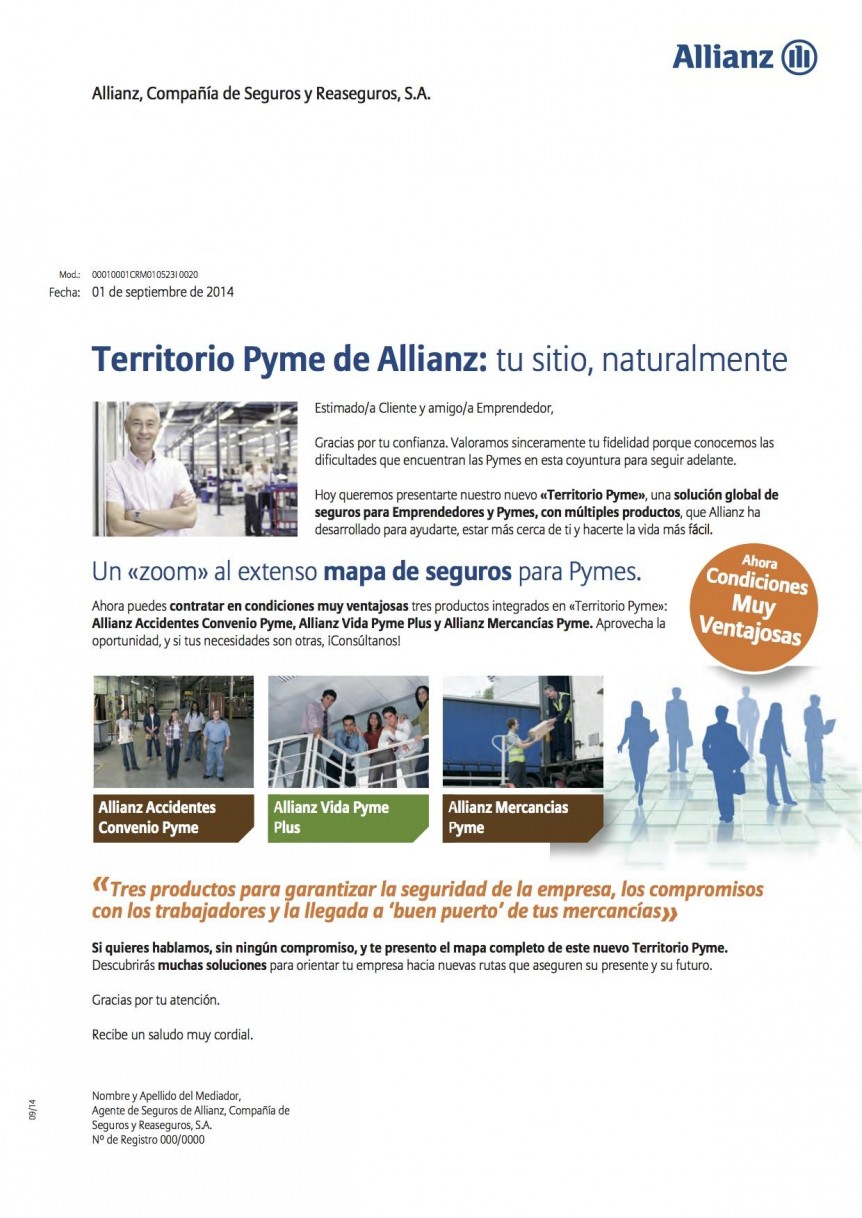 ALLIANZ PYME Promo 3º cuatrimestre Edit